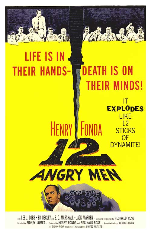 12 Angry Men (1957) movie poster 11x17