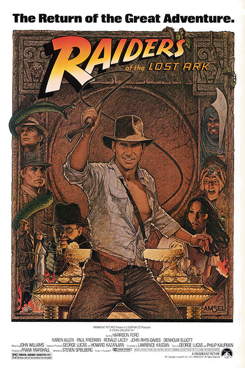 Raiders of the Lost Ark Poster 24x36
