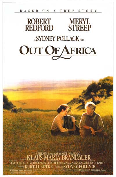 Out of Africa (1985) movie poster 26.25x39.75
