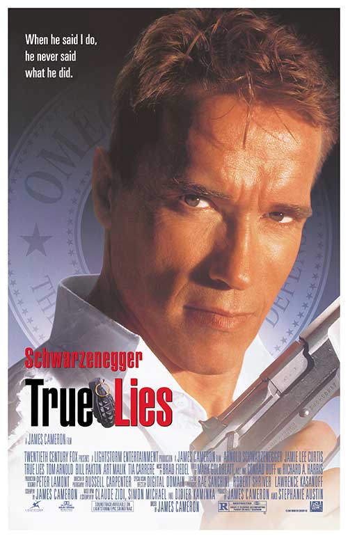 True Lies (1994) movie poster 11x17
