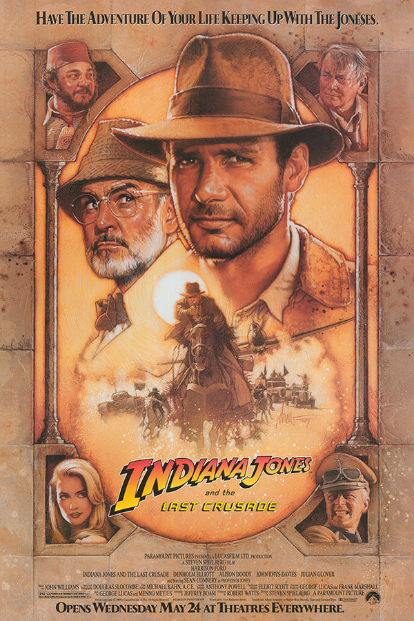 Indiana Jones And The Last Crusade Poster 24x36